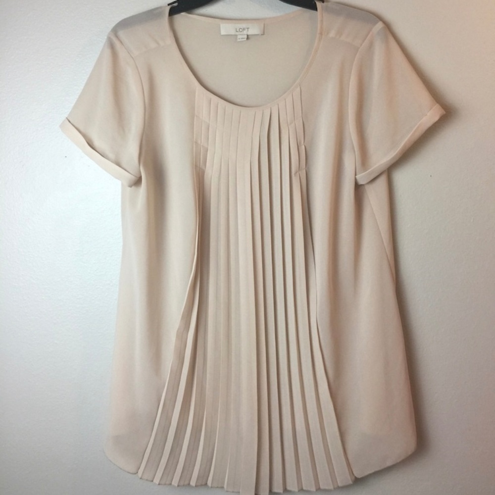 LOFT Pleated Top